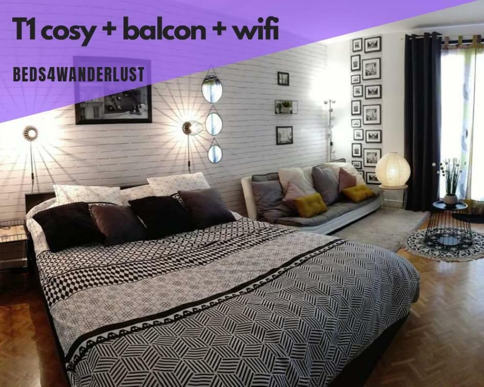 Le Parisien T1Antony-Berny By Beds4Wanderlust - 35M2 Avec Balcon - Aeroport Orly 5Miles - Train Station Rer B Orlyval 1Mile Exterior foto